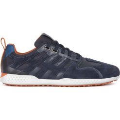 Geox Snake.2 Tenisówki Niebieski. Niebieskie trampki męskie Geox, ze skóry. Za 514,95 zł.
