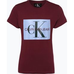 Calvin Klein Jeans - T-shirt męski, czerwony. Czerwone t-shirty męskie z nadrukiem marki Calvin Klein Jeans, m, z jeansu. Za 169,95 zł.
