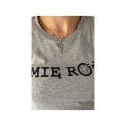 Imię Róży. Szare t-shirty damskie marki Kurdemol, s, bez wzorów, z dresówki, z dekoltem na plecach. Za 79,00 zł.