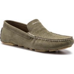 Mokasyny UGG - M Henrick Stripe Perf 1014642 M/Msg. Zielone mokasyny męskie Ugg, ze skóry, eleganckie. W wyprzedaży za 369,00 zł.