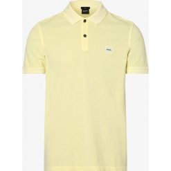 BOSS Casual - Męska koszulka polo – Prime, żółty. Żółte koszulki męskie BOSS Casual, xl, z aplikacjami, eleganckie, bez rękawów. Za 299,95 zł.
