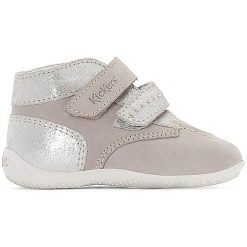 Wysokie buty sportowe BONKRO. Czerwone buty dziewczęce sportowe marki Kickers, z kauczuku, na obcasie. Za 348,56 zł.