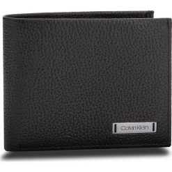 Duży Portfel Męski CALVIN KLEIN - Pebble W Plaque Slim K50K503934 001. Czarne portfele męskie Calvin Klein, ze skóry. Za 229,00 zł.