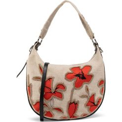 Torebka DESIGUAL - 20SAXA82 3136. Brązowe torebki klasyczne damskie Desigual, bez wzorów, z materiału, klasyczne, duże, bez dodatków. W wyprzedaży za 359,00 zł.