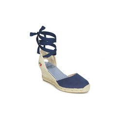 Espadryle Le Temps des Cerises POLY. Niebieskie espadryle damskie Le Temps Des Cerises, bez wzorów, bez obcasa. Za 237,30 zł.