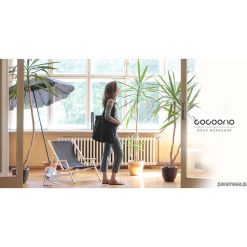 Lazy bag torba czarna na zamek / vegan / eco. Czarne torebki klasyczne damskie marki Pakamera, w paski. Za 175,00 zł.
