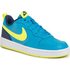 Buty NIKE - Court Borough Low 2 (GS) BQ5448 400 Laser Blue/Lemon Venom. Niebieskie buty sportowe damskie Nike, bez wzorów, ze skóry ekologicznej, sportowe, nike court. Za 219,00 zł.