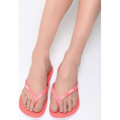 Pomarańczowe Japonki My Moment. Brązowe crocsy damskie other, z materiału, na obcasie. Za 29,99 zł.
