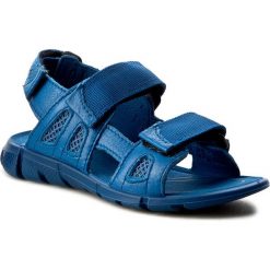 Sandały ECCO - Intrinsic Sandal 70555257995 Bermuda Blue/Cobalt. Niebieskie sandały chłopięce ecco, ze skóry. W wyprzedaży za 229,00 zł.