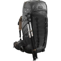 Plecak trekkingowy - TREK900 Symbium 70+10L męski. Szare plecaki męskie FORCLAZ, bez wzorów, z elastanu. Za 599,99 zł.