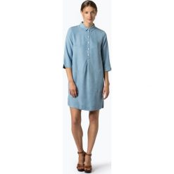 Marie Lund - Sukienka damska, niebieski. Niebieskie sukienki damskie Marie Lund, bez wzorów, z jeansu, z koszulowym kołnierzykiem, bez rękawów, koszulowe. Za 229,95 zł.