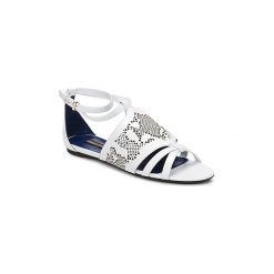 Sandały Roberto Cavalli TPS918. Szare sandały damskie marki Roberto Cavalli. Za 2039,20 zł.