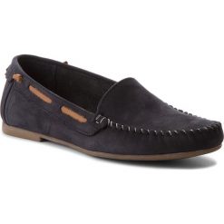 Mokasyny FILIPE - 8130 Nb Marinho/Camel. Niebieskie mokasyny damskie marki Filipe, ze skóry, na płaskiej podeszwie. W wyprzedaży za 169,00 zł.