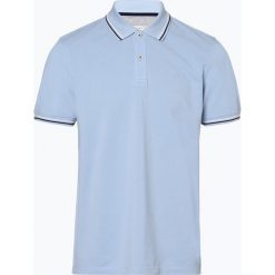 Bugatti - Męska koszulka polo, niebieski. Niebieskie koszulki męskie Bugatti, xl, w paski, klasyczne, bez rękawów. Za 179,95 zł.