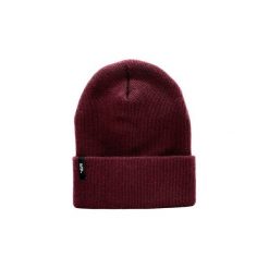 Czapka Beanie Aubergine. Czerwone czapki męskie Harp Team, bez wzorów, z dzianiny. Za 59,00 zł.