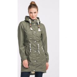 Parka przeciwdeszczowa w kolorze oliwkowym. Kurtki damskie Schmuddelwedda. W wyprzedaży za 300,95 zł.