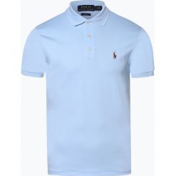 Polo Ralph Lauren - Męska koszulka polo – Slim fit, niebieski. Niebieskie koszulki męskie Polo Ralph Lauren, s, bez wzorów, z materiału, polo, bez rękawów. Za 499,95 zł.