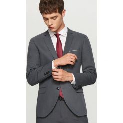 Marynarki męskie: Marynarka garniturowa slim fit – Szary