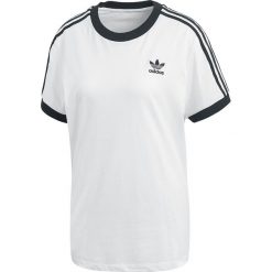 Adidas 3 Stripes Tee Koszulka damska biały/czarny. Czarne koszulki damskie marki Adidas, xl, w paski. Za 79,90 zł.