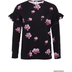 Bluza Magnolie z falbankami. Czarne bluzy dziewczęce rozpinane Pakamera. Za 130,00 zł.