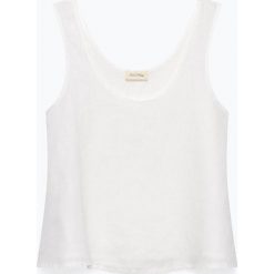 Lniany top "Ficobay" w kolorze białym. Białe bluzki damskie nietoperze American Vintage, s, bez wzorów, ze lnu, z okrągłym kołnierzem. W wyprzedaży za 107,95 zł.