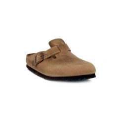 Chodaki Birkenstock BOSTON TABACCO. Pomarańczowe klapki męskie Birkenstock, bez wzorów. Za 470,17 zł.