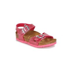 Sandały Dziecko Birkenstock RIO. Różowe sandały dziewczęce Birkenstock, bez zapięcia. Za 252,70 zł.