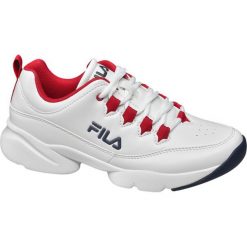Sneakersy damskie Fila białe. Białe sneakersy damskie Fila, z gumy. Za 159,90 zł.