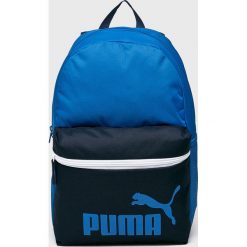Puma - Plecak. Niebieskie plecaki męskie Puma, bez wzorów, z poliesteru. W wyprzedaży za 69,90 zł.
