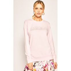 Bluza Napapijri Biccari C NP0A4E3MP. Różowe bluzy damskie Napapijri, m, bez wzorów, z bawełny, bez rękawów, bez kaptura. W wyprzedaży za 299,00 zł.