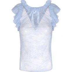 Pinko Bluzka "Flipper". Bluzki damskie Pinko, na co dzień, w koronkowe wzory, z tkaniny, bez kołnierzyka, bez rękawów. Za 269,00 zł.