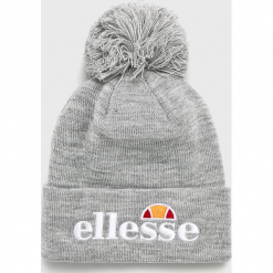 Ellesse - Czapka. Szare czapki zimowe męskie Ellesse, z dzianiny. Za 99,90 zł.