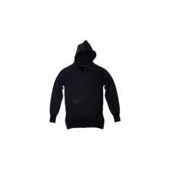 BLUZA HOODIE BBB EXTENDED. Czarne bluzy damskie z kieszeniami marki N/A, z nadrukiem, z bawełny, z długim rękawem, długie. Za 249,00 zł.