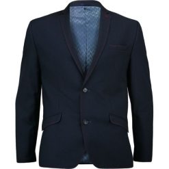 Granatowa Marynarka, Taliowana, 2 Guziki i 2 Rozcięcia - un SARTO, Męska MARUNSTMATEOII. Niebieskie marynarki garniturowe męskie eleganckie. Za 299,00 zł.