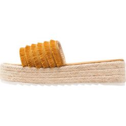 Chodaki damskie: Glamorous Klapki mustard