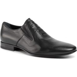 Półbuty ALDO BRUÈ - AB489FPH-NL Nero. Czarne buty wizytowe męskie Aldo Bruè, bez wzorów, ze skóry, eleganckie, bez zapięcia. W wyprzedaży za 939,00 zł.