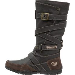 Buty zimowe damskie: Dockers by Gerli Kozaki dark brown