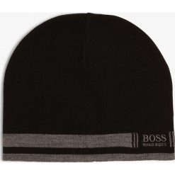 BOSS Athleisure - Czapka męska – Ciny-3, czarny. Czarne czapki męskie BOSS Athleisure, na zimę, bez wzorów, eleganckie. Za 199,95 zł.