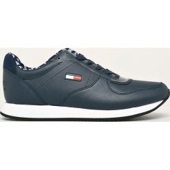Tommy Jeans - Buty. Niebieskie sneakersy męskie Tommy Jeans, z jeansu, na sznurówki. W wyprzedaży za 319,90 zł.