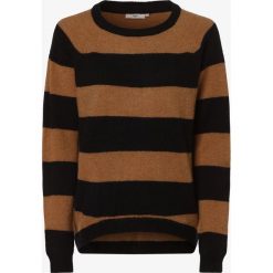 Minimum - Sweter damski z dodatkiem moheru – Kita, brązowy. Pomarańczowe swetry damskie Minimum, m, bez wzorów, z wełny, bez rękawów, bez kaptura. Za 359,95 zł.