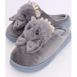 Kapcie damskie szare DD112 GREY. Szare kapcie damskie obuwie damskie, z gumy. Za 69,99 zł.