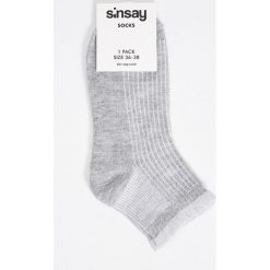 Kapcie damskie: Skarpetki – Jasny szar