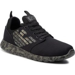 Sneakersy EA7 EMPORIO ARMANI - X8X007 XK073 E593 Black/Gunmetal. Czarne sneakersy męskie EA7 Emporio Armani, bez zapięcia. Za 689,00 zł.