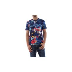 T-shirty z krótkim rękawem Napapijri N0YIFO SELLARY. Niebieskie t-shirty męskie Napapijri, xl, bez wzorów, bez kołnierzyka, krótkie. Za 212,11 zł.