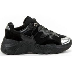 Small Swan czarne Sznurowane Sneakersy. Czarne sneakersy damskie SMALL SWAN. W wyprzedaży za 89,00 zł.