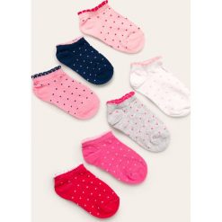 Blukids - Skarpetki dziecięce (7-pack). Różowe skarpetki dziewczęce Blukids, bez wzorów, z elastanu. Za 29,90 zł.