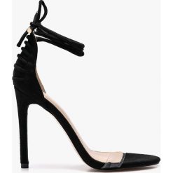 Public Desire - Sandały. Białe sandały damskie marki Public Desire, z materiału, na obcasie. W wyprzedaży za 99,90 zł.