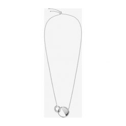 Calvin Klein Naszyjnik Srebrny. Szare naszyjniki damskie Calvin Klein, srebrne. Za 333,95 zł.