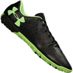 Buty piłkarskie Under Armour Magnetico Select Tf M 3000116-002. Czarne buty sportowe męskie Under Armour, z materiału, na sznurówki, do piłki nożnej. W wyprzedaży za 249,00 zł.