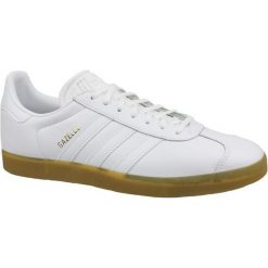 Adidas Gazelle bd7479 43 1/3 Białe. Białe buty sportowe męskie marki Adidas, ze skóry, Adidas Gazelle. W wyprzedaży za 319,99 zł.